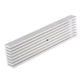 thumbnail image 4 of Durable  Argentate Heat Sink, Heat Radiator Board, for IC LED Power Transistor Comb Heat Sink Cooler 100x25x10mm DIY Cooler, 4 of 8