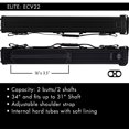 thumbnail image 4 of Elite ECV22 Black Pool Cue Case Billiard Stick Bag Billiards Cues, 4 of 8
