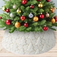 thumbnail image 2 of hengsof Handmade Christmas Tree Collar Tree Surround in Tree Shape Decorative Props for Tree Base Home Festive Displays Ideal for Christmas, 2 of 7