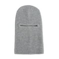thumbnail image 3 of Dyfzdhu Winter Hats for Men Women Soft Warm Knit Hat Ski Stocking Collar Cap Gray, 3 of 4