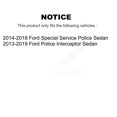 thumbnail image 2 of Transit Auto Front Wheel Bearing and Tie Rod End Kit for Car Ford Police Interceptor Sedan Special Service - Left Right Side (Driver Passenger) K7T-101052, 2 of 11