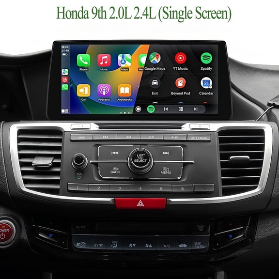 10.33"Android Carplay Car Stereo DSP for Honda Accord 2013-17 AM FM Radio GPS WiFi 8Core