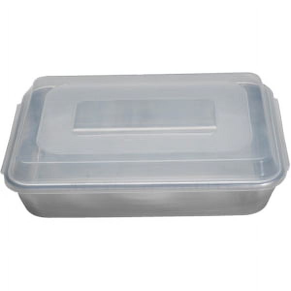 Nordic Ware 9x13" Naturals Aluminum Rectangular Cake Pan wih plastic lid - image 5 of 12