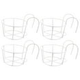 thumbnail image 1 of 4Pcs Hanging Planters for Railings Balcony Flowerpot Hangers Rail Planter Hanging Baskets, 1 of 6