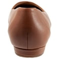 thumbnail image 3 of SoftWalk Womens Vellore Leather Comfort Insole Flats, 3 of 3