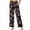 Butterfly Heart Print Pink, variant on Daisy Floral Skull Print Orange Black Womens Palazzo Pants High Waisted Casual Long Pants Comfortable Stretchy Lightweight Wide Leg Slacks with Side Pockets, XXL