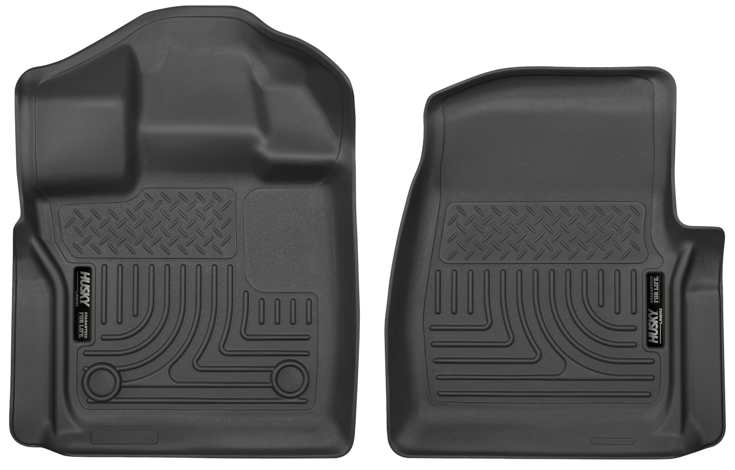 Husky Liners Front Floor Liners Fits 1518 F150 Standard Cab Pickup
