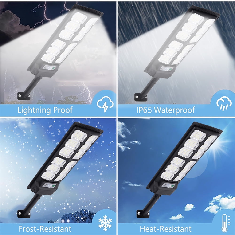 Solar Street Light Outdoor, 75000LM Motion Sensor Solar Parking Lot Street Lights, Dusk to Dawn Solar Securiy Flood Lights for Yard, Garden, Patio, Area Lighting, Wide Illumination