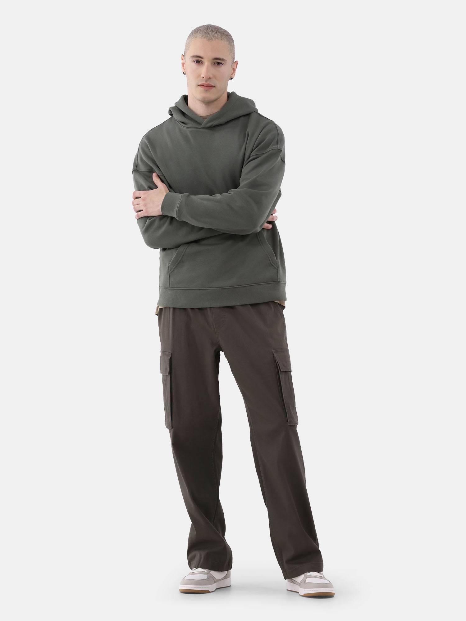 No Boundaries All Gender Washed Cargo Pants, Men's Sizes XS