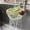 White-WH, variant on MMJ Hanging Sink Strainer Basket Detachable Kitchen Colander Adjustable Hook Plastic Fruit Vegetable Washing Drainer 6.85x5.39in