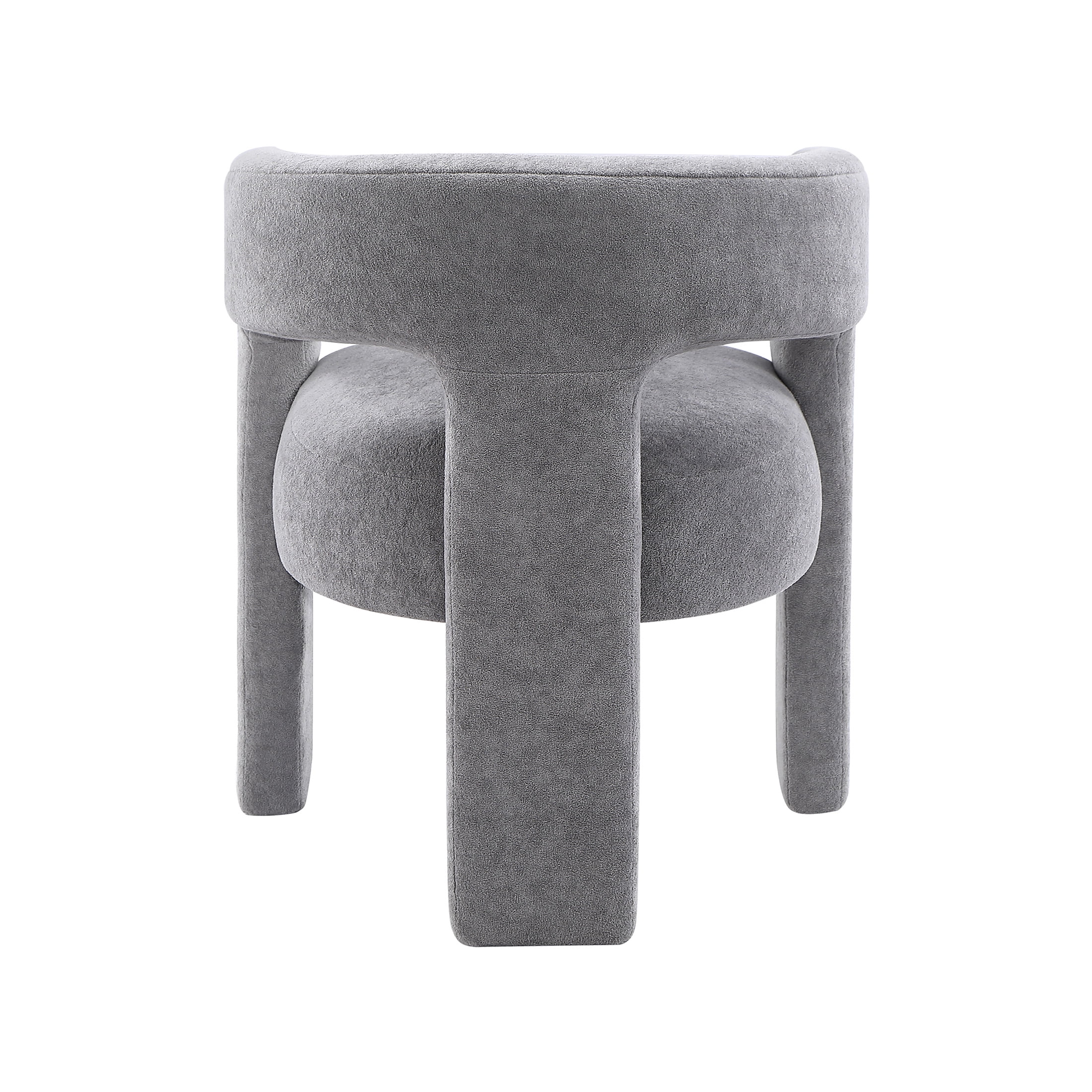 OakvillePark Kora Modern Boucle Dining Chairs, Dark Gray (Set of 2)