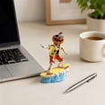 thumbnail image 5 of Clearance! Halloween Surfing Pumpkin Skeleton Figurine Tropical Hawaiian Resin Skull Surfer Statue Summer Beach Decor for Desk Table Shelf Party Home Display, 5 of 5