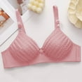 thumbnail image 2 of LLYWEY Women Push Up Bras No Underwire, Ladies Lace Wireless T-Shirt Bras Soft Cup Padded Bralette, 2 of 6