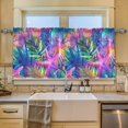 thumbnail image 2 of Yayeee Kitchen Curtains Tier Set of 2 Light Filtering 57"x24" Over Sink Window Panels, Colorful Starfish, 2 of 7