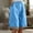 Blue women plus size bermuda shorts a1, variant on Cagogo Women Plus Size Bermuda Shorts Elastic Waist Casual Loose Pants with Pockets Solid Travel Lounge Shorts for Beach Summer Work, Gray 3XL