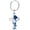 Blue, variant on Rose Flower Urn Cremation Urn Keychain for Ashes Rose Flower Cross Funeral Keepsake Urn Keychain for Human/Pet