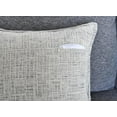 thumbnail image 4 of Chenille Lumbar Pillow Covers Pack of 2 Cream White Mixed Black Texture 12x20 inches , Solid Cushion Cases For Sofa Accent Chair Couch, Rectangular Small Pillowcases, 4 of 7