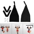 thumbnail image 4 of Hanging Gym Ab Straps, Tightening Core Abdominal Muscles, Leg Raises, Crunches, Low-Impact Exercises, Adjustable Length and Padded Support, 4 of 8