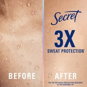 Secret Clinical 100HR Antiperspirant Deodorant, Invisible Solid, Stress Response, 1.6 oz (2 Pack)