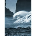 thumbnail image 2 of Prime, Marcus 19x24 Black Ornate Wood Framed with Double Matting Museum Art Print Titled - Blooming Surf 1, 2 of 4