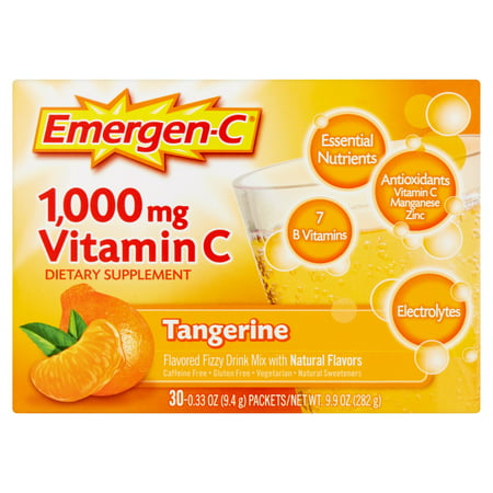Emergen-C Complément alimentaire en mandarine Flavor 30 Count