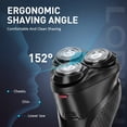 thumbnail image 4 of Nogroa Electric Shavers for Men, 3 in 1 Cordless Razor Waterproof Wet Dry Adjustable Speeds Beard Trimmer Grooming Kit with Nose Hair Trimmer, Sideburns Trimmer, 4 of 10