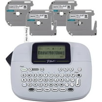 Brother PT-M95 P-Touch Monochrome Label Maker Bundle (4 Label Tapes Included),