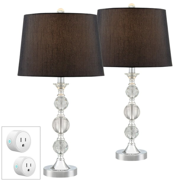 Regency Hill Modern Table Lamps 25 5, Tapered Crystal Table Lamp