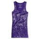 thumbnail image 1 of Aeropostale - Camiseta sin mangas con lentejuelas para mujer, color morado, extragrande Aeropostale Camiseta sin mangas, 1 of 2