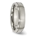 thumbnail image 5 of Primal Steel Titanium Brushed and 6mm Grooved Edge Band, 5 of 8