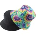 thumbnail image 6 of CoCopeaunts Tie Dye Bucket Hat Women Summer Sun Hats Unisex Reversible Fisherman Hat Beach Sunscreen Reversible Bucket Cap, 6 of 8