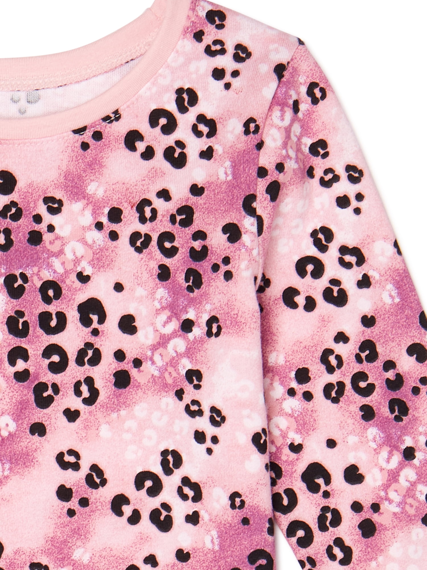 Wrangler Girls Pink Cheetah Print Shirt GJK507K 