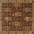 thumbnail image 1 of Ahgly Company Indoor Square Persian Brown Traditional Area Rugs, 3' Square, 1 of 4