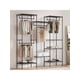 thumbnail image 3 of Heavy-duty metal freestanding clothing organizer con 8 estantes y 4 adjustable hang rods, 69\, 3 of 8