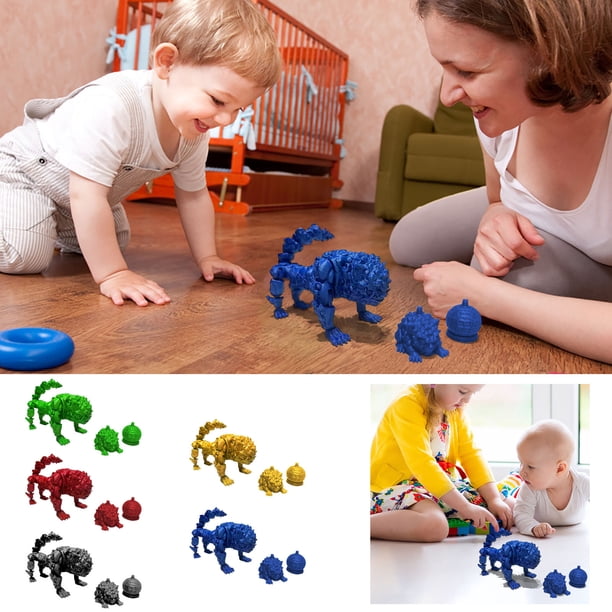 Xihbxyly Figuras Articuladas Impresas, Diseño de Articulaciones Articuladas, Decoración Única para Peceras y Bonsáis, Adorno Ideal para Habitación y Escritorio, Ligeras y Portátiles, Regalo Perfecto