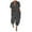 Black, variant on Brilliant Long Sleeve Jumpsuit Womens One Piece Jumpsuit Women Lady Wave Point Lapel Slim Long Button Rompers Long Pants Jumpsuits Clearance Clothes under $5.00