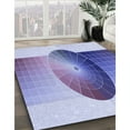 thumbnail image 2 of Ahgly Company Indoor Square Patterned Periwinkle Purple Area Rugs, 4' Square, 2 of 6