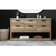 thumbnail image 4 of Elegant Lighting VF19260NT Larkin 60" Free Standing Single Basin Vanity Set - Wood, 4 of 7