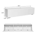thumbnail image 6 of Floating TV Stand with LED Lights Wall Mounted TV Cabinet Entertainment Center Storage Shelf for up to 63 inch TV, 6 of 12