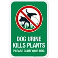 thumbnail image 1 of Dog Urine Kills Plant Please Curb Your Dog With Graphic, 1 of 1
