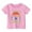 Pink, variant on Hiijoy Toddler Girls 100 Days of School T Shirt Letter Print Short Sleeved Graphic T-Shirt