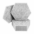thumbnail image 1 of Soundproof Wall Stickers Hexagon Acoustic Panels Self Polyester Fiber Noise Reduction For Home, 1 of 7