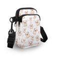 thumbnail image 3 of HELLHERO Dog Pattern Adjustable Crossbody Bag with Double-layer Small Crossbody Purse Stylish Polyester, 3 of 7