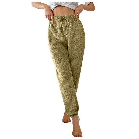 Summer Pants for Women Pants for Women Dressy Womens Comfy Casual Pajama Designer Wide Leg Yoga Trousers Leather Corduroy Small Sweatpants Fashion Womens Army Green XS