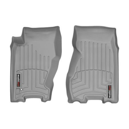 WeatherTech Custom Fit FloorLiners compatible with 1999-2004 Jeep Grand Cherokee - 1st Row (Driver & Passenger), Grey