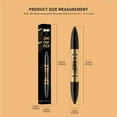 thumbnail image 3 of SDJMa Magical Waterproof EyeBrow Pen, 3D Microblading Eyebrow Pen 4 Fork Tip Tattoo Pencil, Eyebrow Pen with Brow Brush 2 In 1 for Natural Looking Brows (Black), 3 of 5