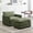 Green, variant on JUSTLET Sectional Sofa with Ottoman, L Shaped Corduroy Cloud Couch with Chaise, Modular Sectional Sofa Sleeper Furniture Set for Living Room, Beige