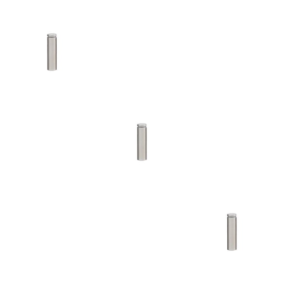 Eigraketly Tornillo de publicidad Separador Durable Alto brillo Diseño aerodinámico Espejo de vidrio Clavo Tuerca ligera Perno 25x100 mm Eigraketly