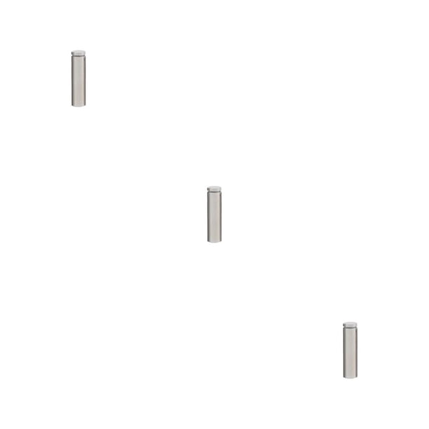 Eigraketly Tornillo de publicidad Separador Durable Alto brillo Diseño aerodinámico Espejo de vidrio Clavo Tuerca ligera Perno 25x100 mm Eigraketly