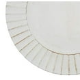 thumbnail image 2 of Fennco Styles Ruffled Rim Design Decorative Charger Plates 13" Round, Set of 4, 2 of 4